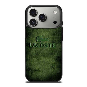 LACOSTE LOGO EMBOSSED LEATHER iPhone 17 Pro Case