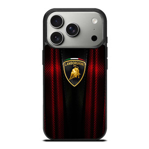 LAMBORGHINI RED CARBON iPhone 17 Pro Case