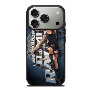 LARA CROFT TOMB RAIDER iPhone XR Plastic Black iPhone 17 Pro Case
