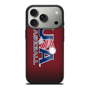 MAJOR BASEBALL LEAGUE LOGO RED iPhone 17 Pro Case