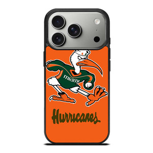 MIAMI HURRICANES LOGO (2) iPhone 17 Pro Case