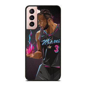 DWYANE WADE MIAMI HEAT ART Samsung Galaxy S21 Case