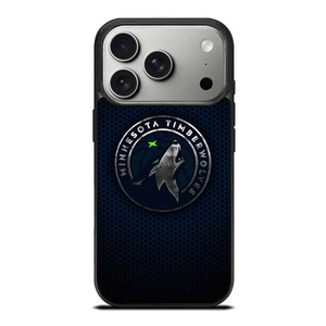 MINNESOTA TIMBERWOLVES BLUE CARBON iPhone 17 Pro Case