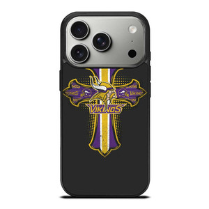 MINNESOTA VIKINGS LOGO CROSS iPhone 17 Pro Case