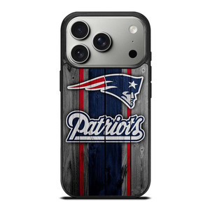 NEW ENGLAND PATRIOTS WOODEN LOGO iPhone 17 Pro Case