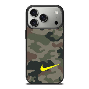 NIKE LOGO CAMO ARMY iPhone 17 Pro Case