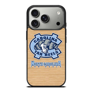 NORTH CAROLINA TAR HEELS WOODEN LOGO iPhone 17 Pro Case