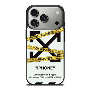 OFF WHITE YELLOW STRIPES iPhone 17 Pro Case