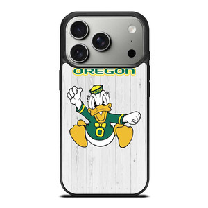 OREGON DUCKS WOODEN LOGO iPhone 17 Pro Case
