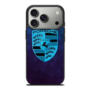 PORSCHE CAR BLUE LOGO iPhone 17 Pro Case PORSCHE CAR BLUE LOGO iPhone 17 Pro Case