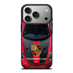 PORSCHE RED CAR LOGO iPhone 17 Pro Case PORSCHE RED CAR LOGO iPhone 17 Pro Case