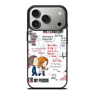 QUOTES OF GREY'S ANATOMY iPhone 17 Pro Case QUOTES OF GREY'S ANATOMY iPhone 17 Pro Case