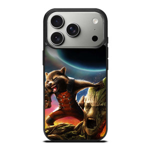 ROCKET RACCOON GROOT AVENGER iPhone 17 Pro Case