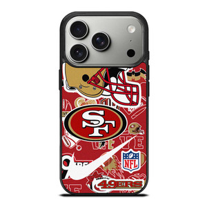 SAN FRANCISCO 49ERS NFL STICKER BOMB iPhone 17 Pro Case SAN FRANCISCO 49ERS NFL STICKER BOMB iPhone 17 Pro Case