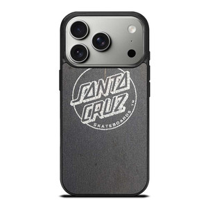 SANTA CRUZ SKATEBOARD LOGO ASPHALT iPhone 17 Pro Case SANTA CRUZ SKATEBOARD LOGO ASPHALT iPhone 17 Pro Case