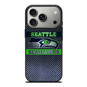 SEATTLE SEAHAWKS METAL LOGO iPhone 17 Pro Case SEATTLE SEAHAWKS METAL LOGO iPhone 17 Pro Case