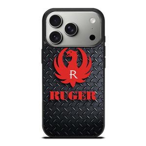 STURM RUGER FIREARM PLATE LOGO iPhone 17 Pro Case STURM RUGER FIREARM PLATE LOGO iPhone 17 Pro Case