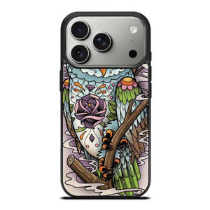 SUGAR SKULL OWL TATTO LOGO iPhone 17 Pro Case SUGAR SKULL OWL TATTO LOGO iPhone 17 Pro Case