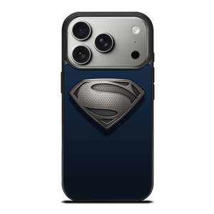 SUPERMAN NEW LOGO GREY iPhone 17 Pro Case SUPERMAN NEW LOGO GREY iPhone 17 Pro Case