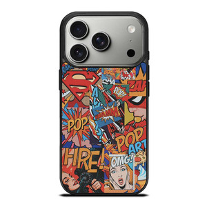 SUPERMAN POP ART COMIC iPhone 17 Pro Case SUPERMAN POP ART COMIC iPhone 17 Pro Case