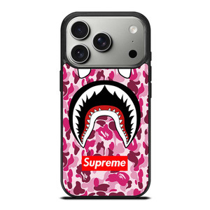 SUPREME BAPE CAMO SHARK iPhone 17 Pro Case SUPREME BAPE CAMO SHARK iPhone 17 Pro Case