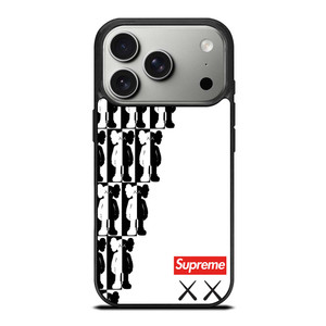 SUPREME KAWS BLACK WHITE iPhone 17 Pro Case SUPREME KAWS BLACK WHITE iPhone 17 Pro Case