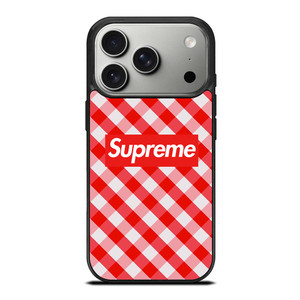 SUPREME RED GINGHAM iPhone 17 Pro Case SUPREME RED GINGHAM iPhone 17 Pro Case