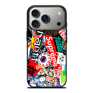 SUPREME STICKER AND OTHER BRAND (2) iPhone 17 Pro Case SUPREME STICKER AND OTHER BRAND (2) iPhone 17 Pro Case