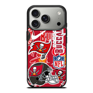 TAMPA BAY BUCCANEERS NFL STICKER BOMB iPhone 17 Pro Case TAMPA BAY BUCCANEERS NFL STICKER BOMB iPhone 17 Pro Case