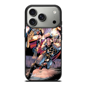THOR VS WOLVERINE ANIME iPhone 17 Pro Case THOR VS WOLVERINE ANIME iPhone 17 Pro Case