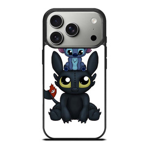 TOOTHLESS AND STITCH CARTOON iPhone 17 Pro Case TOOTHLESS AND STITCH CARTOON iPhone 17 Pro Case