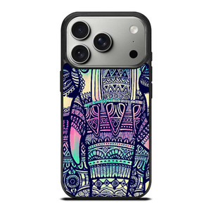 TRIBAL AZTEC ELEPHANT iPhone 17 Pro Case TRIBAL AZTEC ELEPHANT iPhone 17 Pro Case