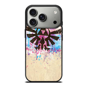 TRIFORCE SPLASH EMBLEM ART iPhone 17 Pro Case TRIFORCE SPLASH EMBLEM ART iPhone 17 Pro Case