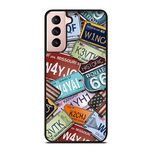 HISTORICAL ROUTE 66 NUMBER PLATE Samsung Galaxy S21 Case HISTORICAL ROUTE 66 NUMBER PLATE Samsung Galaxy S21 Case