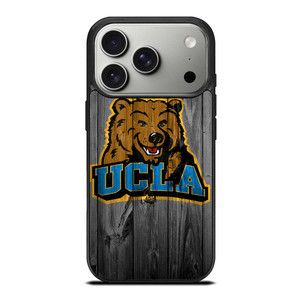 UCLA BRUINS FOOTBALL WOODEN LOGO iPhone 17 Pro Case UCLA BRUINS FOOTBALL WOODEN LOGO iPhone 17 Pro Case
