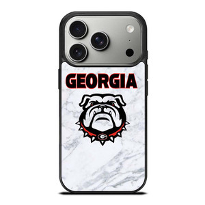 UGA GEORGIA BULLDOGS MARBLE LOGO iPhone 17 Pro Case UGA GEORGIA BULLDOGS MARBLE LOGO iPhone 17 Pro Case