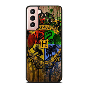 HOGWARTS HARRY POTTER LOGO WOOD Samsung Galaxy S21 Case