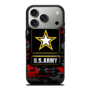 US ARMY CAMO LOGO iPhone 17 Pro Case US ARMY CAMO LOGO iPhone 17 Pro Case
