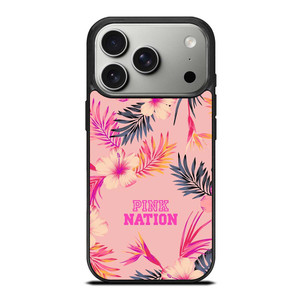 VICTORIA SECRET PINK NATION FLORAL BG iPhone 17 Pro Case VICTORIA SECRET PINK NATION FLORAL BG iPhone 17 Pro Case