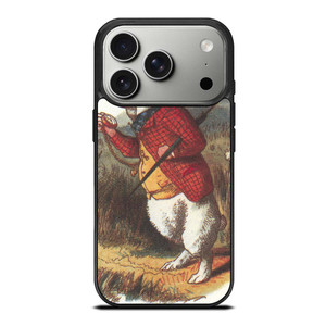 WHITE RABBIT ALICE IN WONDERLAND Disney iPhone 17 Pro Case WHITE RABBIT ALICE IN WONDERLAND Disney iPhone 17 Pro Case