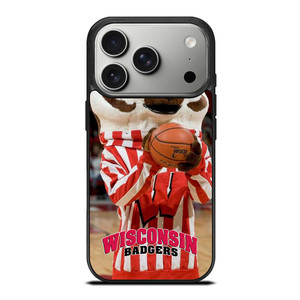 WISCONSIN BADGER MASCOT 2 iPhone 17 Pro Case WISCONSIN BADGER MASCOT 2 iPhone 17 Pro Case