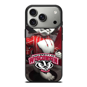 WISCONSIN BADGER MASCOT iPhone 17 Pro Case WISCONSIN BADGER MASCOT iPhone 17 Pro Case