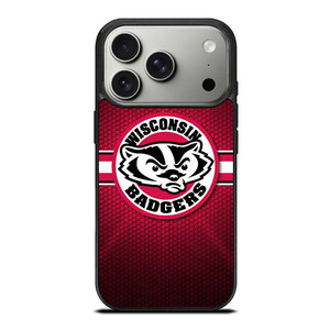 WISCONSIN BADGER METAL LOGO iPhone 17 Pro Case WISCONSIN BADGER METAL LOGO iPhone 17 Pro Case