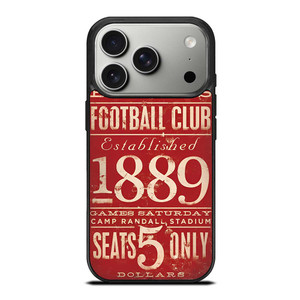 WISCONSIN BADGER OLD TICKET iPhone 17 Pro Case WISCONSIN BADGER OLD TICKET iPhone 17 Pro Case