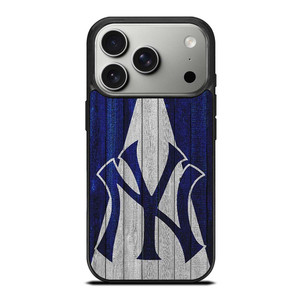 WOODEN LOGO NEW YORK YANKEES iPhone 17 Pro Case WOODEN LOGO NEW YORK YANKEES iPhone 17 Pro Case