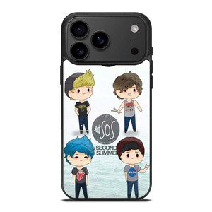 5 SECONDS OF SUMMER 5SOS CARTOON iPhone 17 Pro Max Case