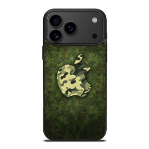 APPLE LOGO CAMO GREEN iPhone 17 Pro Max Case