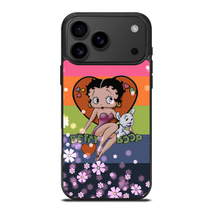 BETTY BOOP PINK FLOWER iPhone 17 Pro Max Case