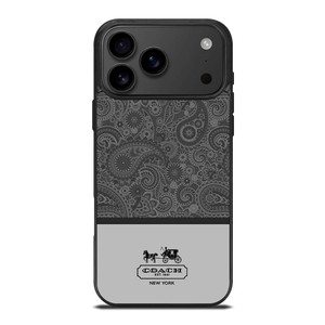 COACH NEW YORK GREY BATIK iPhone 17 Pro Max Case