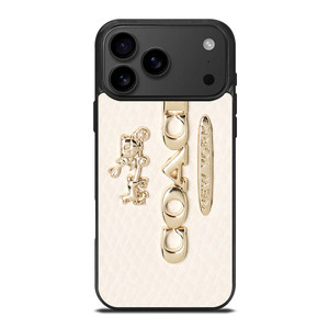 COACH PINK PATTERN MATE iPhone 17 Pro Max Case